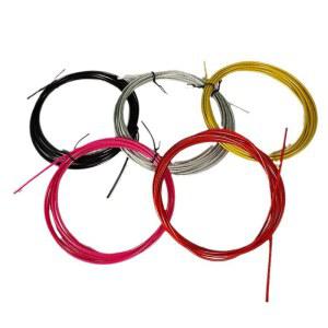 줄넘기 2 5MM CROSSFIT 교체 강철 와이어 운동 건너 예비 속도 줄 뛰기 훈련 점프 케이블