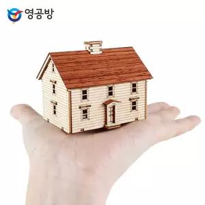 미니 웨스턴 농가우드모형 키트 어쳐만들기 만들기수업 목재 조립 완구