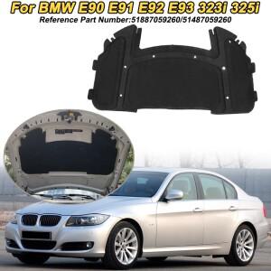 BMW 호환 호환 3 시리즈 E90 E91 E92 E93 323i 325i용 전면 엔진 후드 단열 코튼 패드 1개 열 차단 및 방음