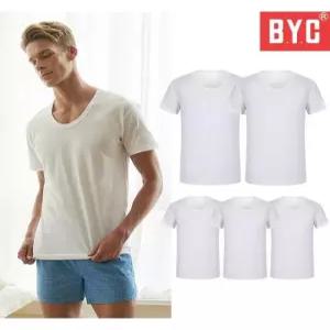 [BYC]BYC 남성 런닝 에어로쉬 40수 반팔 런닝 5매