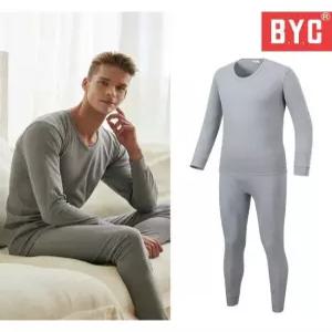 [BYC]BYC 남자 겨울 순면 내복 상하의세트 40수 양면 추동