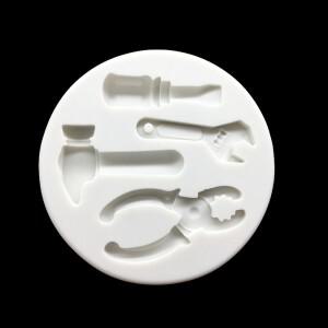해머 렌치 볼트 드라이버 실리콘 몰드 Sugarcraft 컵케익 베이킹  퐁당 케이크 장식 도구