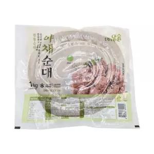 달솔너른골 야채순대1Kg캠핑음식 냉동간식 술안주 간편 맛있는