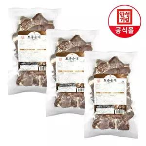 한성기업 홍반장 토종순대 슬라이스 1kg X 3개