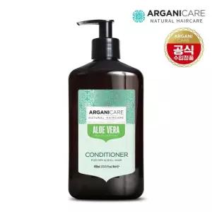 [아르가니케어]알로에 베라 약산성 헤어 컨디셔너 린스 400ml 건조모발용