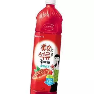 (올핀)석류주스 1.5L X 6PET 롯데칠성 미녀는 석류를 좋아해