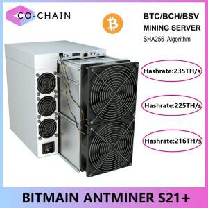 BTC 광부 Antminer S21+ 235T 216T 3564W 채굴 이익성 Bitcoin Miner S21plus Than