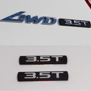 제네시스 G70 G80 G90 로고 켄다라안 4awd 3.5T 스티커 벨라캉