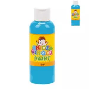 미술놀이 핑거페인트 120ml 하늘색 아동미술재료 어린이미술 어린이미술교육
