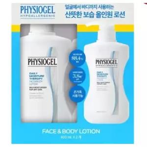 피지오겔 DMT 페이스 앤 바디로션 400ml x 2개 대용량 얼굴 전신 올일원케어