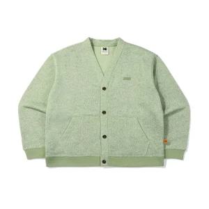 브라우니 라이트웜 기모 가디건 MINT GREEN