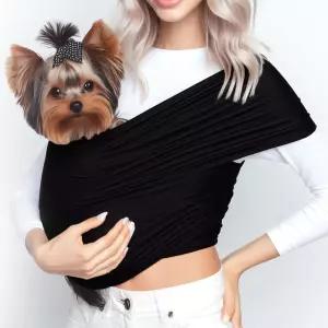 레이스 앤 허드 요키 강아지 에센셜 애완동물 캐리어 소형견 슬링용 개 프론트 배낭 50파운드