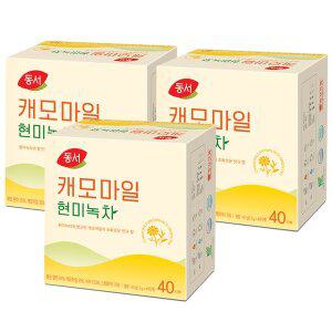 [동서] 캐모마일 현미녹차 40T x 3개