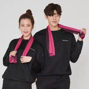 아트박스 벅703 BUCK703 땀복 세트 블랙 다이어트 요가복 운동복