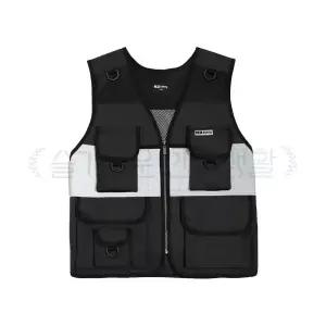 K2 세이프티 여름용 작업복 조끼 VE-2605 메쉬 블랙
