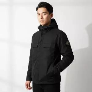 [스톤아일랜드] 남성 와펜 패치 후드 자켓 블랙 L1S15 4100077 S0A10 152585830