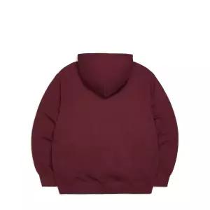 마크곤잘레스 MARK GONZALES 사인로고 지그재그 자수 스웨트 후디 - BURGUNDY