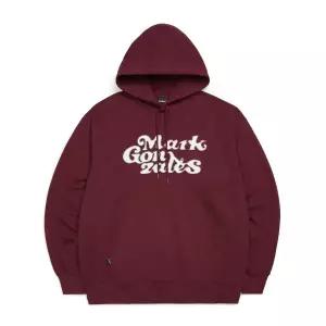 마크곤잘레스 MARK GONZALES MG 아플리케 스웨트 후디 - BURGUNDY