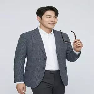 [오스틴리드]틸 블루 아세테이트 체크 자켓 -A2TC2310195B
