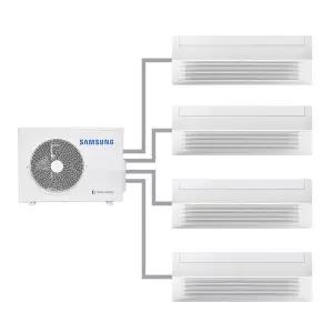 [하이마트] 삼성 가정용 무풍 시스템에어컨 AN30BSX4P36SSY 83.8㎡ (4마력4실/다배관)
