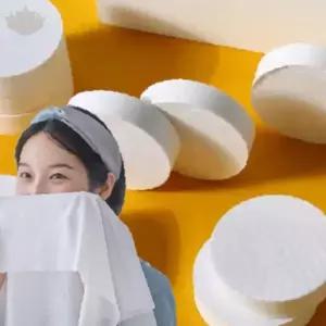 휴대용 여행 캠핑 외출 개별포장 압축 동전형 물티슈 건티슈 일회용 위생 타올