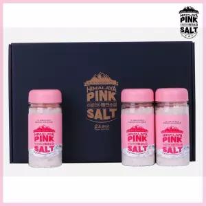 히말라야 핑크소금 선물세트4호 크리스탈굵은400g X3소금 핑크소금 핑크솔트