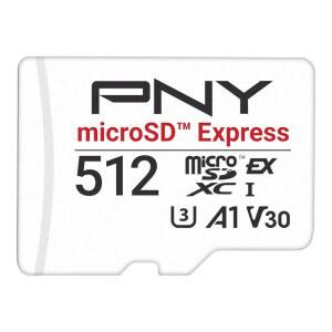 PNY MICROSD EXPRESS 512GB UHS-I U3 쓰기, 최대 플래시 메모리 V30 810 스위치 MICROSDXC 카드, 890 읽기 A1 같은 및 2와 닌텐도