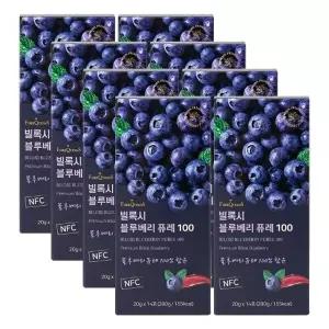 빌록시 블루베리 퓨레 100 20gX14포X8박스25211139673596