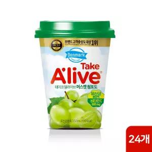 동원 덴마크 테이크 얼라이브 머스켓 청포도 주스 250ml x 24개