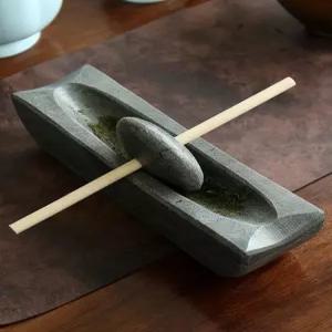 가루 그라인더 만들기 청석 찻잎 차 갈기 다도 핸드밀