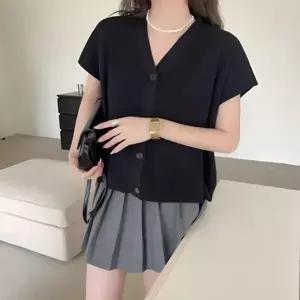 [하프클럽/]기본 카디건 니트 데일리 니트롱 코디 오픈 여성 숄