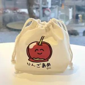 [mbMYfg_66]링고아메 사과사탕 코튼 조이개 파우치