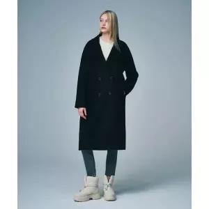 솔트앤초콜릿 SALT AND CHOCOLATE 울 더블버튼 핸드메이드 코트 블랙 4W244I002 5006829413 194525