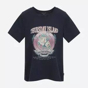매장정품 THURSDAY ISLAND 써스데이 아일랜드 써스데이아일랜드 에어로쿨 볼드아트웍 티셔츠 T264MTS286W 1