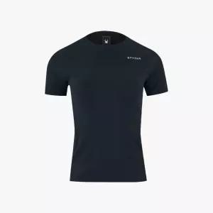 스파이더 여성 트레이닝 골지 반팔 티셔츠 SPJMCNRS255WBLK