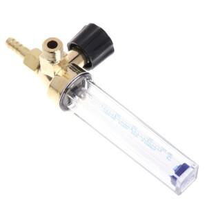 1/4PT 나사 7mm 바브 아르곤 Ar CO2 가스 유량계 용접 조절기 0.35 MPA