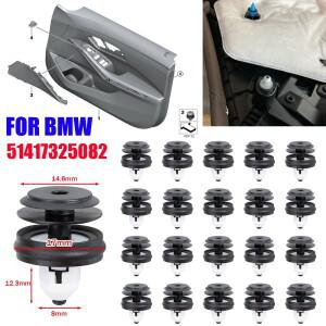 내부 도어 패널 고정 장치 카드 클립 리테이너 패스너 51417325082 BMW 3 5 6 X5 X6 X7 Z4 G30 G31 G38