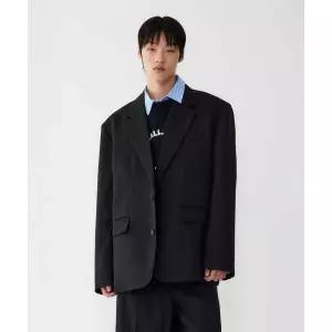 STUDIO TOMBOY [MEN] 스트라이프 셋업 자켓_블랙 9155312552 478051
