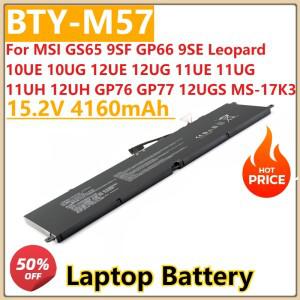 BTY-M57 배터리 15.2V 4160mAh MSI GS65 9SF GP66 9SE Leopard 10UE MS-17K3용
