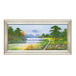 부자되는 풍수 인테리어그림 풍경화 유화 산수화 그림 유화 액자 사무실 거실 큰액자  선물