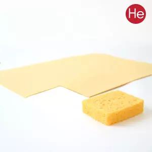 펄프 원판 스펀지 노랑 1개 225x325mm ICT 텐스 압축 간섭파 a4