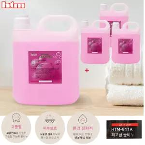 물비누리필 프리미엄 htm x 911A  4L x4EA 손세정제 핸드워시 대용량 물비누