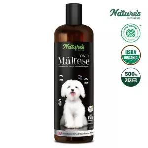 네이처스 말티즈 EWG 그린등급 저자극 보습 강아지샴푸 500ml