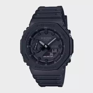 [지샥]G-SHOCK 지샥 GA-2100-1A1 지얄오크 올블랙 아웃도어 군인시계