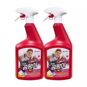 엘지생활건강 홈스타 맥스프레쉬 뿌리는 곰팡이싹 세정제 900ml 2개 / 욕실 물때 찌든때 곰팡이제거 청소세제