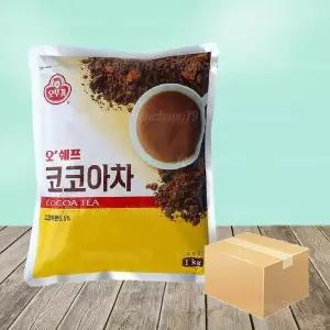 [셀러허브]오뚜기 오쉐프 코코아차 1kg x 12개(1박스) 핫초코 (S14291574)
