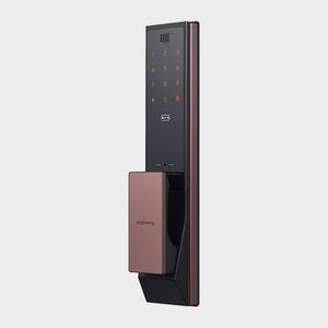 직방(구 삼성) 프리미엄 음성안내 지문인식 푸시풀 도어록 현관문 번호키 SHP-DP951