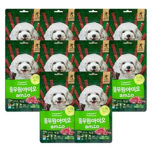 풀무원 아미오 자연담은 간식 사슴 육포 50g 10개 / 강아지육포