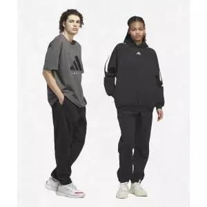 [아디다스] ADIDAS 바스켓볼 플리스 조거 - 블랙 JX5595 2479069