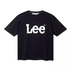 LEE 빅 트위치 로고 반팔 티셔츠 블랙 LE2602ST01BK L7K3
